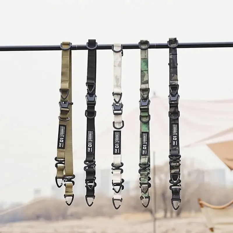 nouvelle sangle de sac bandoulière multifonctionnelle 1 pièce, sangle réglable pour sac à bandoulière, sangle de sac à libération rapide pour camping en plein air avec anneau de suspension