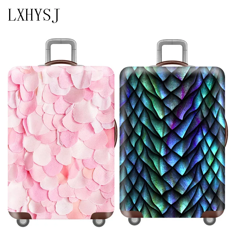 juste anti-poussière pour valise à roulettes, housse de bagage élastique, accessoires de voyage, mode, hw707, 18-32 pouces