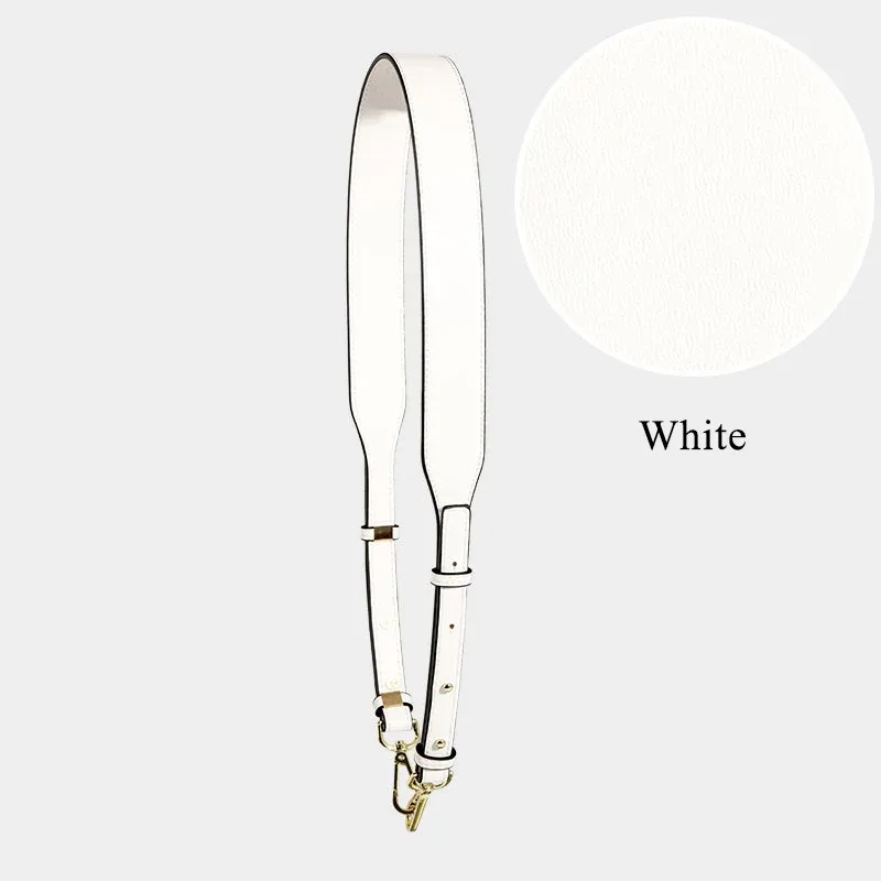 103-113 cm réglable en cuir véritable épaule sac à bandoulière sangle remplacement sac à main ceinture femmes sac à main bricolage sacs accessoire personnalisé