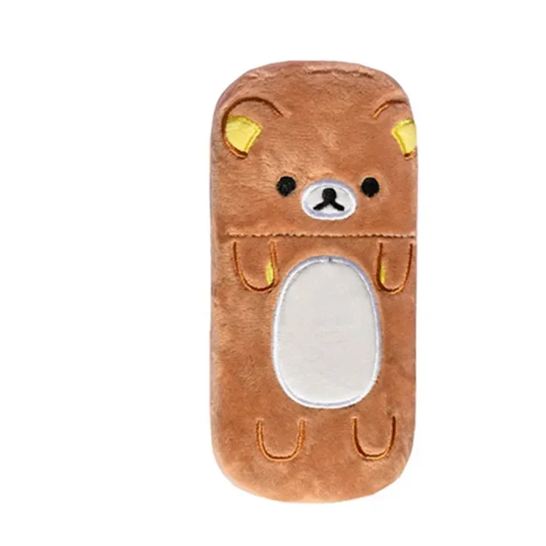 mignon rilakkuma peluche boîte à lunettes kawaii étui à lunettes dessin animé étui à lunettes organisateur étuis à lunettes