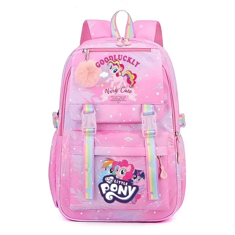 sac à dos my little pony pour femmes, garçons et filles, sac à livres, sac à dos de dessin animé kawaii pour étudiants et adolescents, mochila, cadeau d'anniversaire