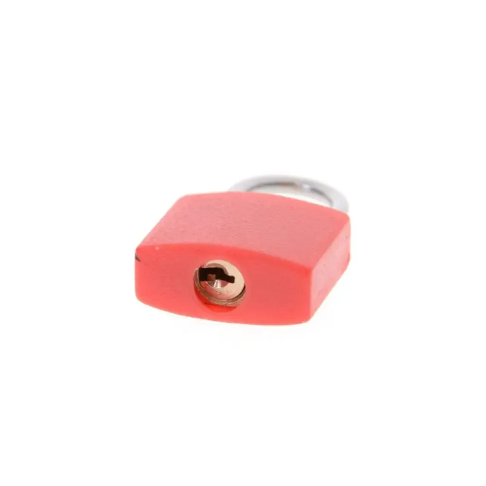 cadenas de 23 mm coloré pour la maison, les dortoirs, les petits bagages, valises, portes d'armoires et sacs à dos, avec 2 clés