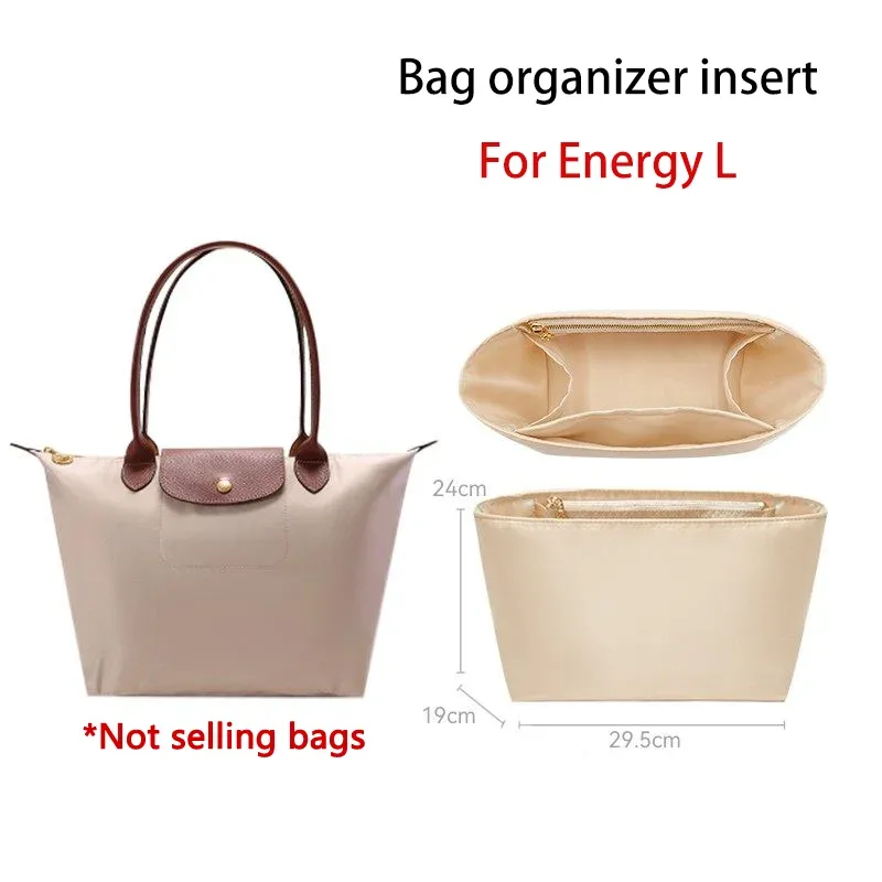 organisateur de sac en nylon pour longchamp energy, imperméable, durable, élégant, support de rangement, accessoires de modification de sac
