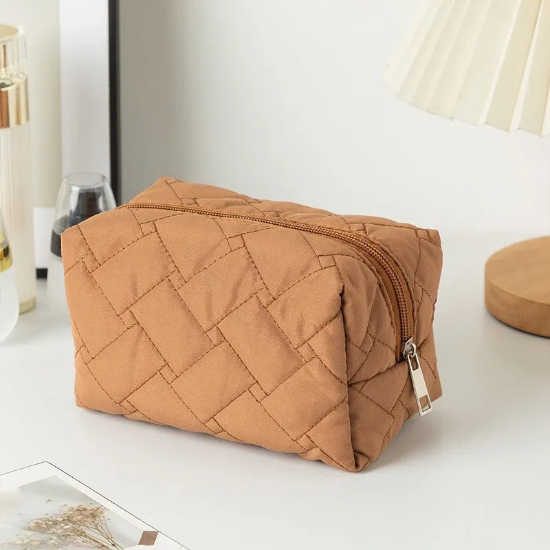 sac de voyage cosmétique, sac de rangement portable pour soins de la peau et articles de toilette, sac de rangement souple simple de grande capacité