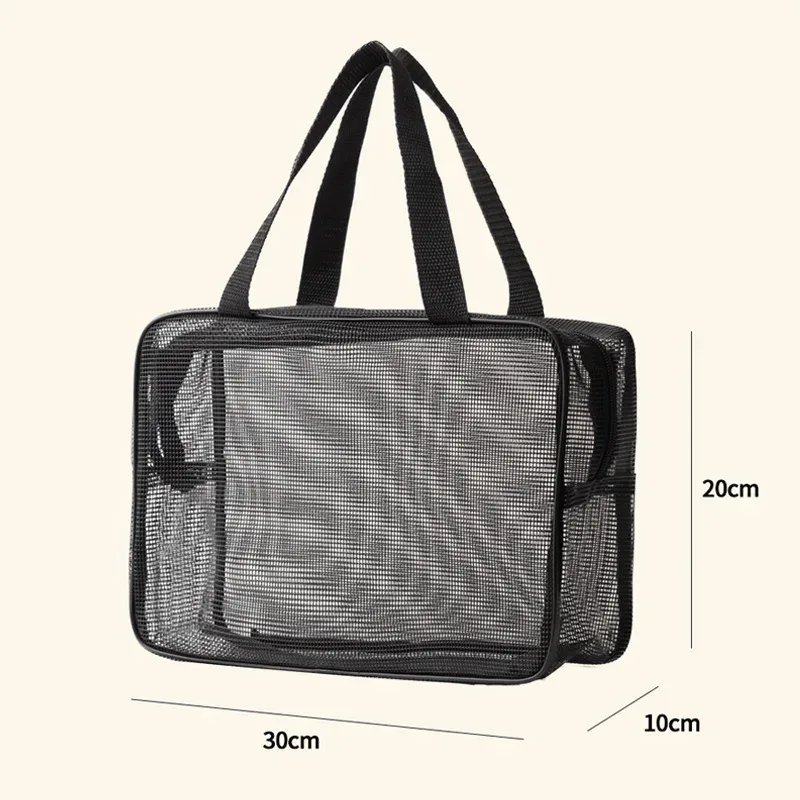 organiseurs de douche en maille pour voyage, trousse de toilette pour un accès rapide aux produits de salle de bain, organisateur cosmétique polyvalent pour la salle de sport, le camping