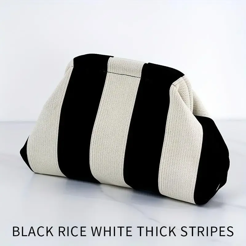 pochette cosmétique en polyester grande capacité en tissu respirant pour les voyages quotidiens, le shopping, sac décontracté colorblock