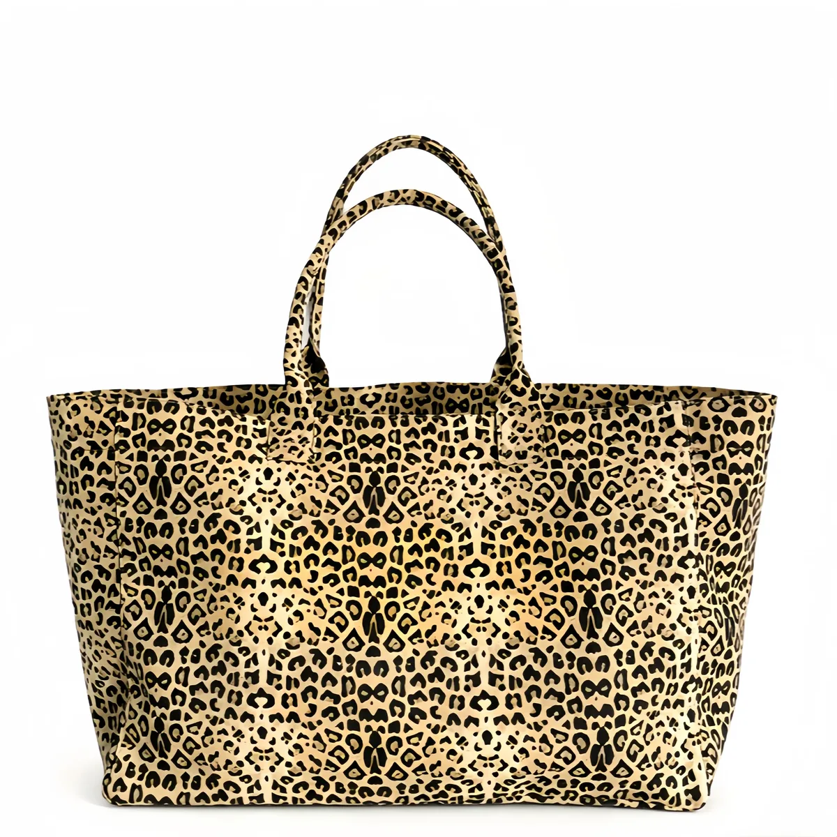 sac en toile brodé à imprimé léopard, sac de shopping décontracté pour hommes et femmes, sac fourre-tout, nouveau sac de shopping