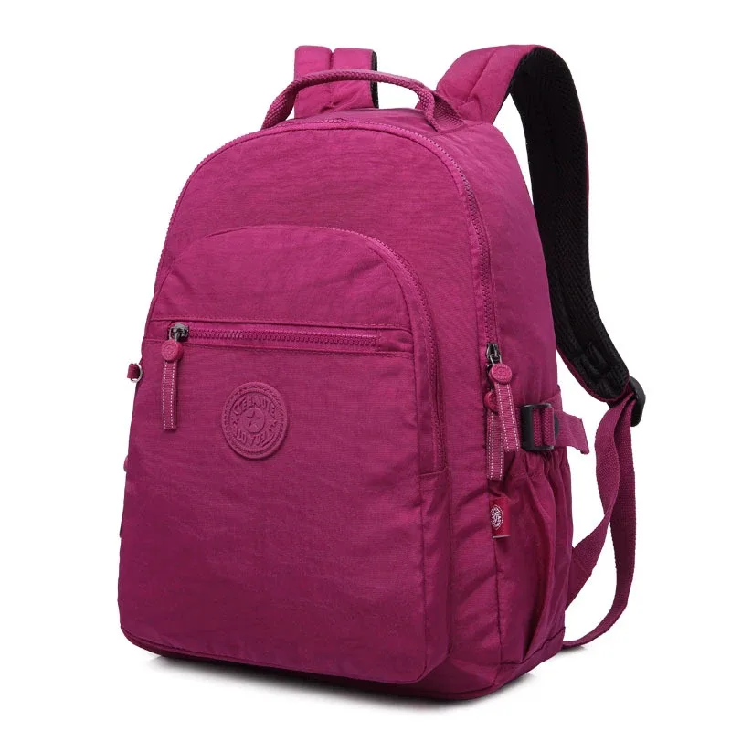 nesitu haute qualité léger étanche a4 ordinateur portable garçon fille hommes femmes sac à dos cartable sac de voyage bleu noir gris m0983