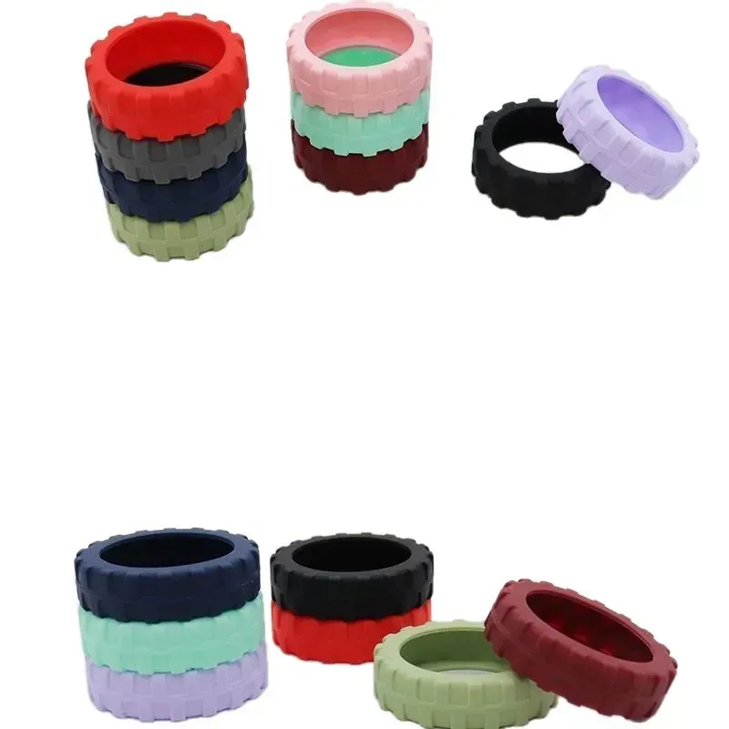 housse de roue de bagage en caoutchouc épais, manchon de protection, roue universelle résistante à l'usure, housse en silicone pour valise de voyage
