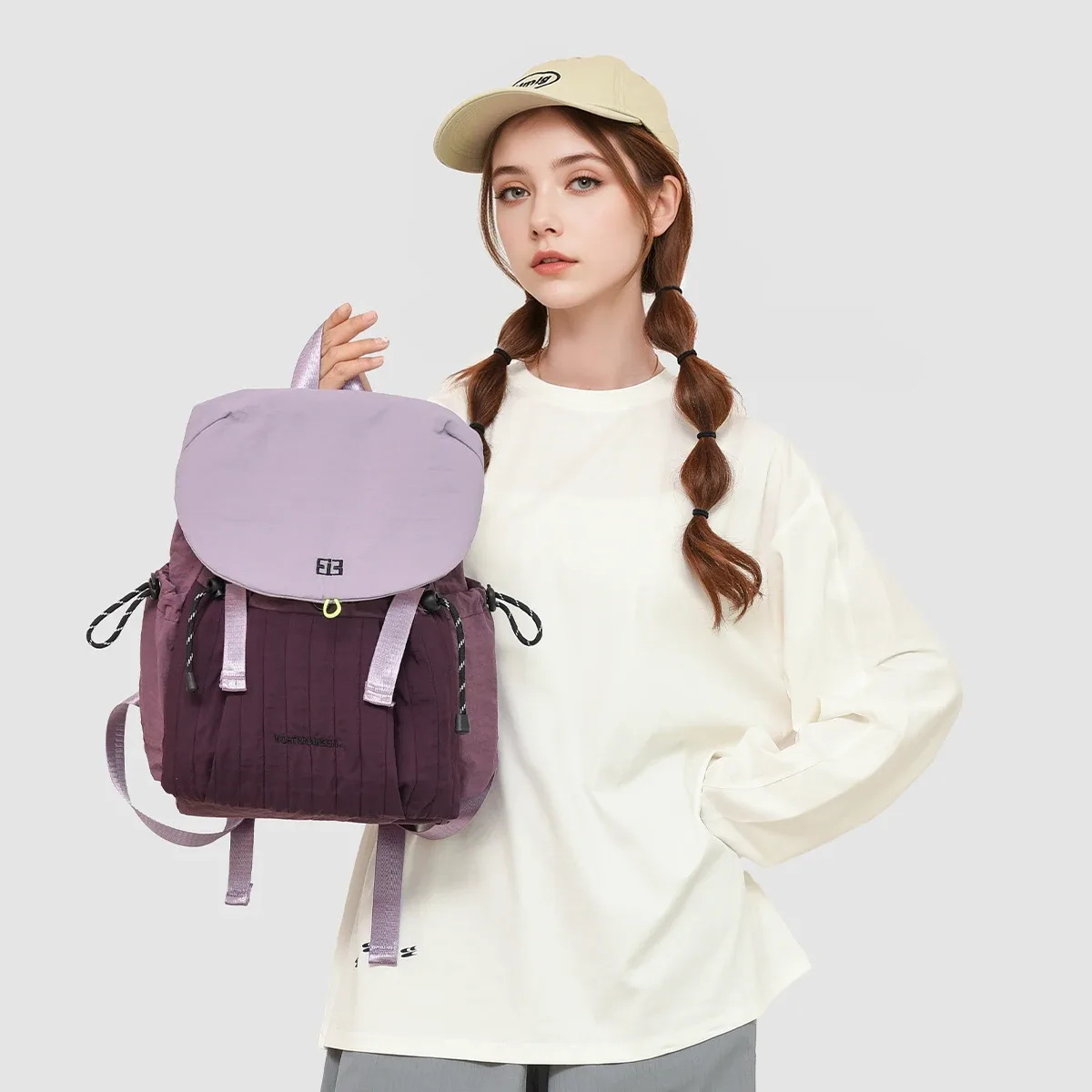 le sac à dos est léger, simple, polyvalent, grande capacité, sac à dos de voyage pour ordinateur, lycéen, lycéen, sac d'école pour étudiant, fille