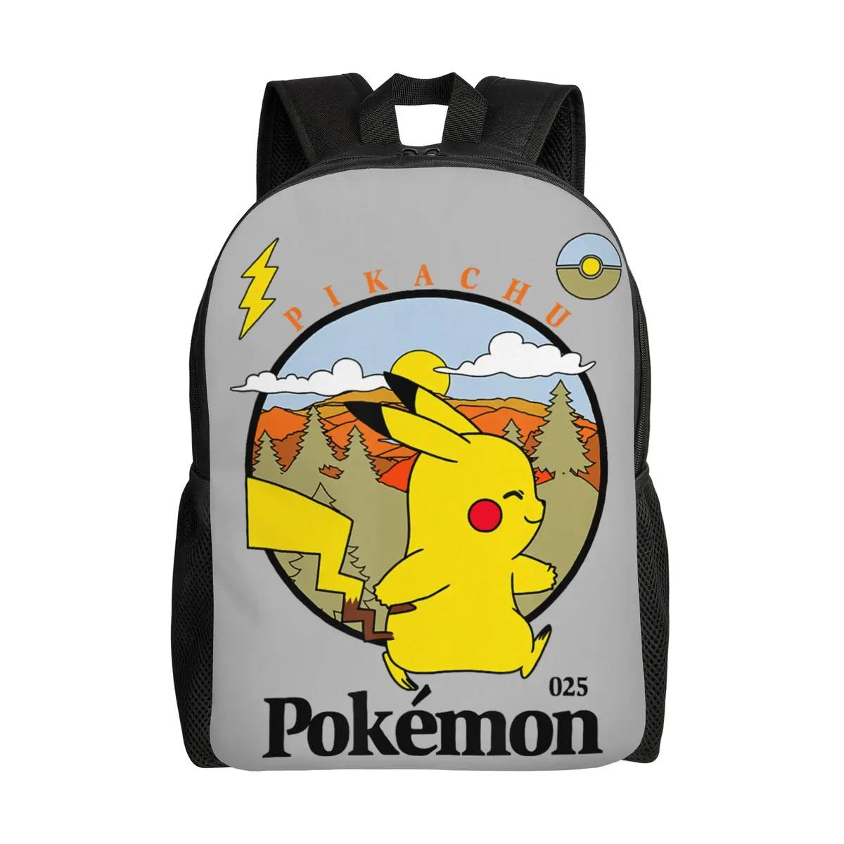 sacs à dos pokemon pikachu cracks a joke laughing daypack mochila campus sac à dos rétro lavable