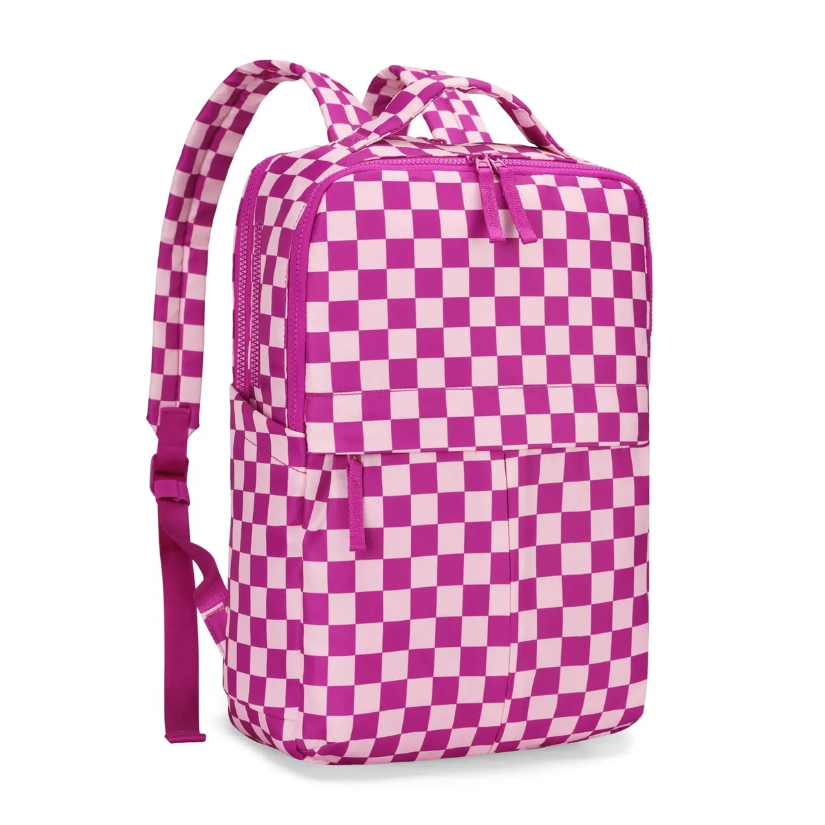 nouveaux sacs à bandoulière à carreaux pour l'école, unisexe, sac à dos tendance, sac de sport en nylon, grande capacité, sac d'entraînement durable