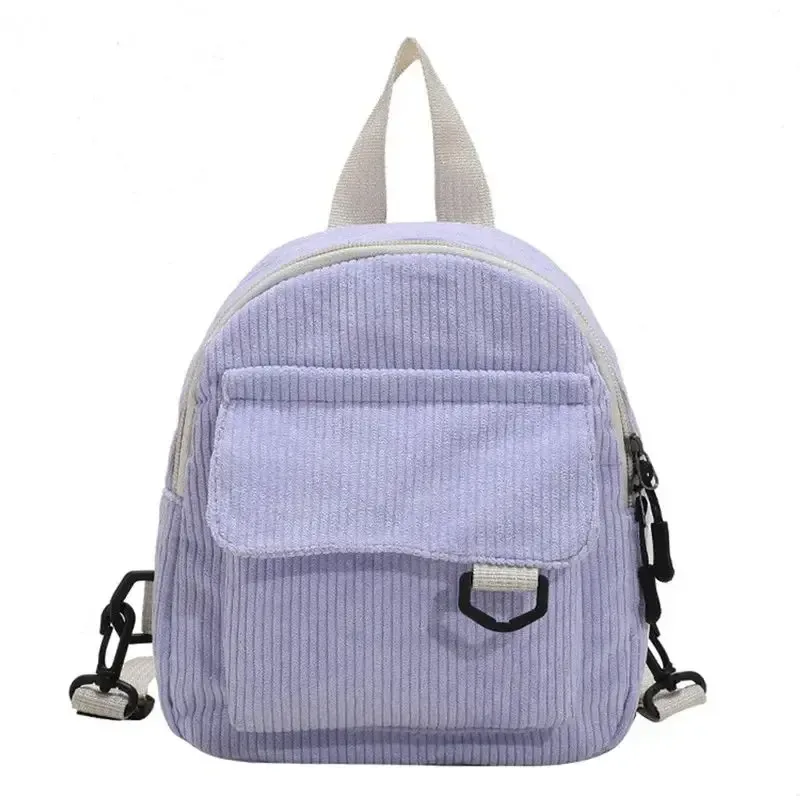 mini sac à dos pour femmes, sac à dos de petite taille en velours côtelé de couleur unie sac à dos simple et décontracté pour étudiants, idéal pour les voyages, nouveauté 2026