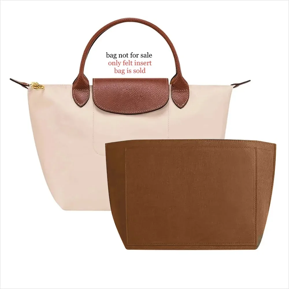 organisateur universel pour sac à main - insert rembourré en feutre pour sacs fourre-tout, rangement de voyage et protection intérieure