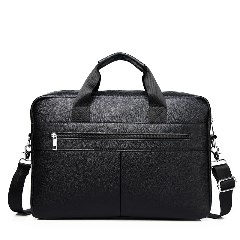 schlatum – porte-documents en cuir véritable pour hommes, sacs à main de luxe, porte-documents pour ordinateur portable, sac d'ordinateur de bureau de 15 pouces