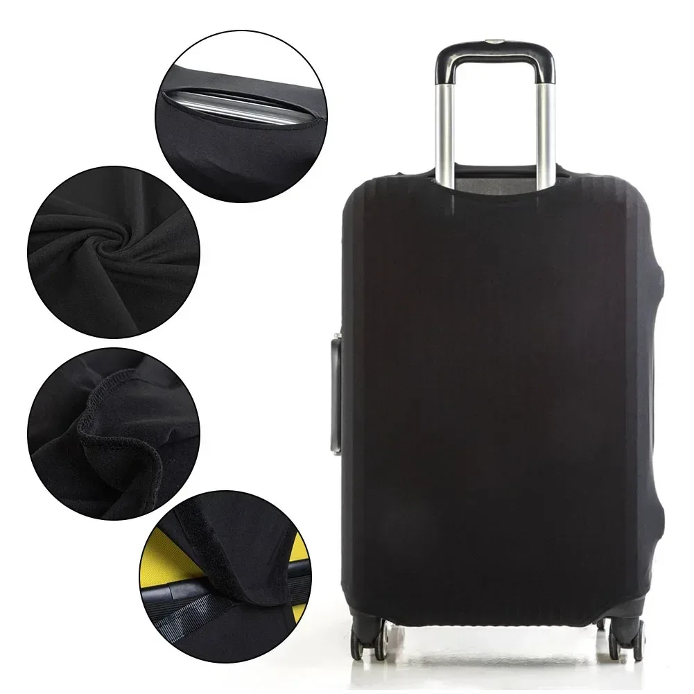 protecteur de valise de voyage élastique, 1 pièce, housse de bagage multicolore résistante aux rayures avec conception anti-poussière, accessoires de voyage