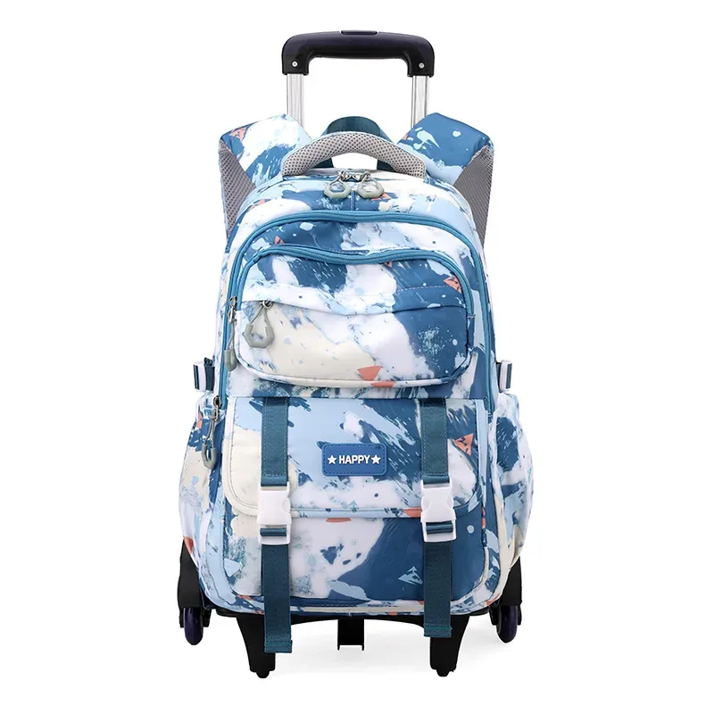 sac à dos scolaire à roulettes pour enfants, sac à dos à roulettes pour filles, sac à roulettes pour étudiants, bagage à roulettes de voyage