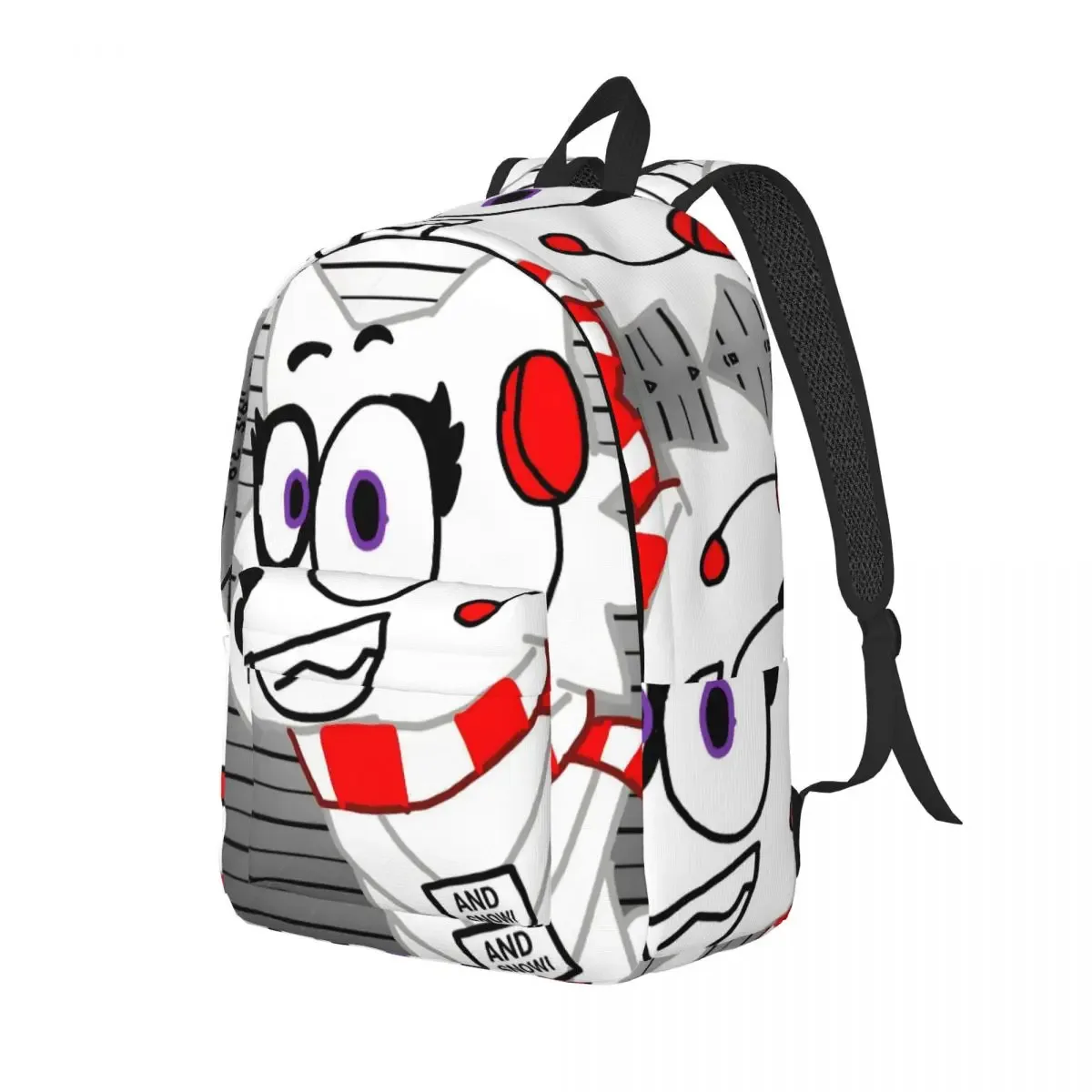 hamburger superdog tyler snowi foxs sac à dos primaire lycée étudiant dessin animé bookbag hommes femmes sac à dos randonnée