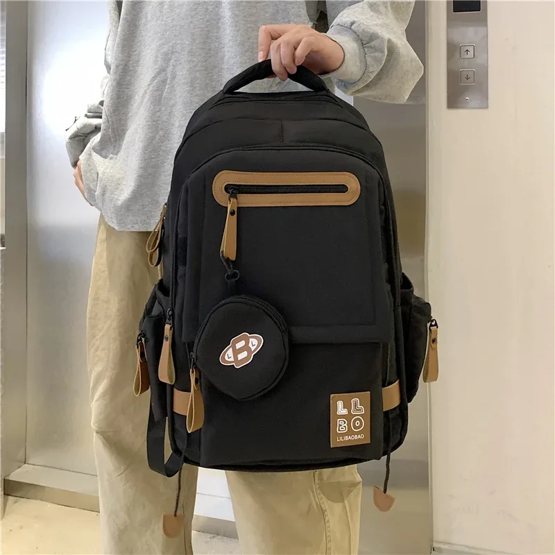 sac à dos de grande capacité en tissu oxford, sac à dos de voyage pour étudiants de banlieue pour hommes