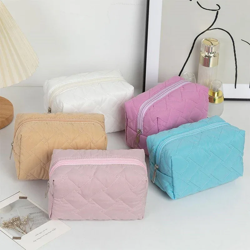 sac de voyage cosmétique, sac de rangement portable pour soins de la peau et articles de toilette, sac de rangement souple simple de grande capacité