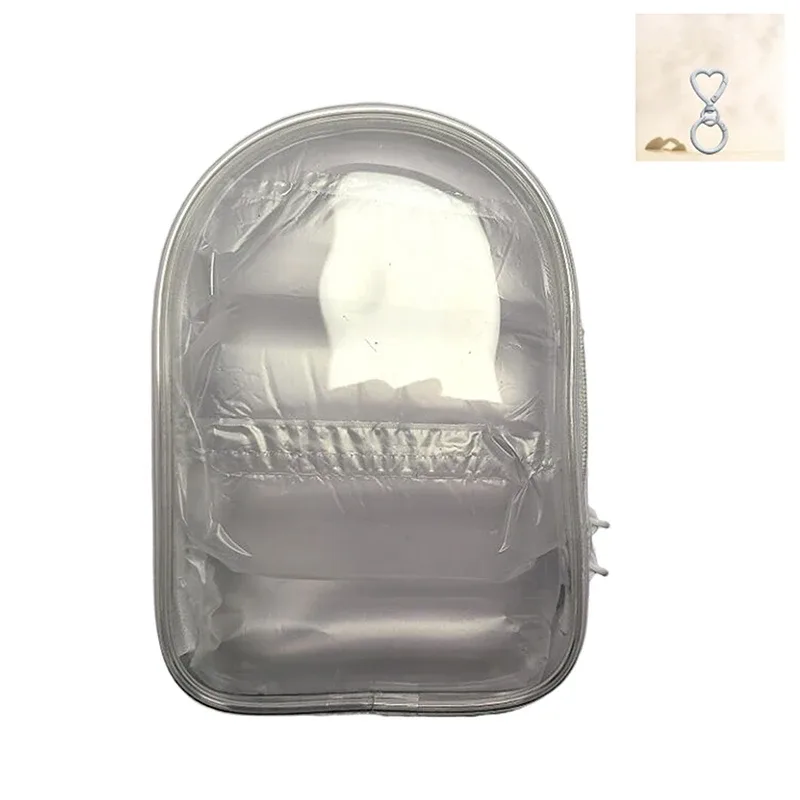housse de protection transparente anti-poussière pour vêtements de bébé, présentoir de rangement pour sac de marche de 15cm