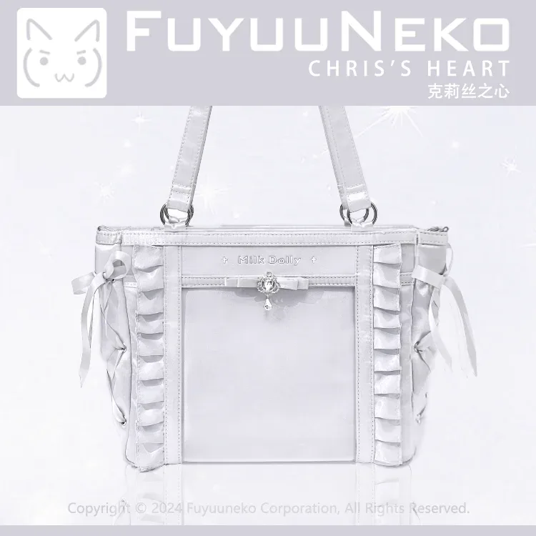 mine series – sac à bandoulière itabags doux, couleur unie, polyvalent, grande capacité, fermeture éclair, sac carré, sac à main japonais