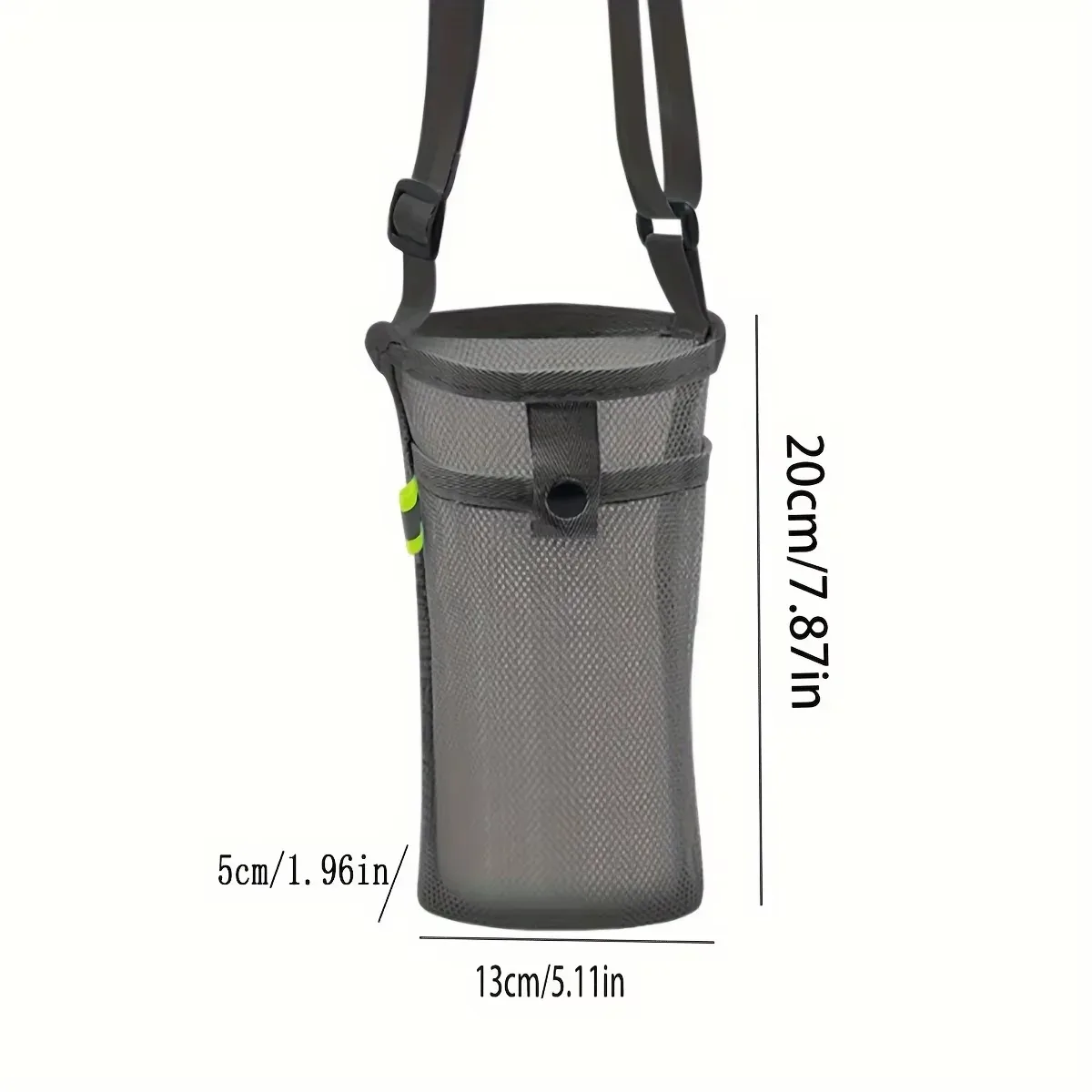 sac de rangement noir en filet pour extérieur, housse de protection pour gobelet d'eau, couverture universelle pour bouilloire à thé au lait, thermos, pièce unique