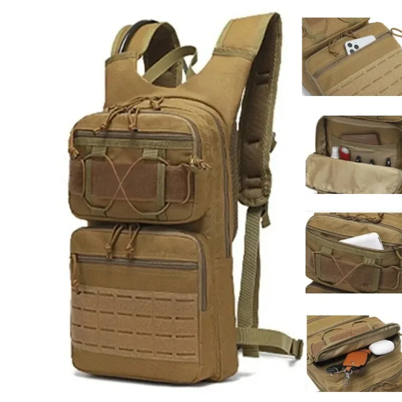 sac à dos tactique de grande capacité pour randonnée en plein air, camping, cyclisme, sac à dos de voyage multi-poches pour hommes et femmes