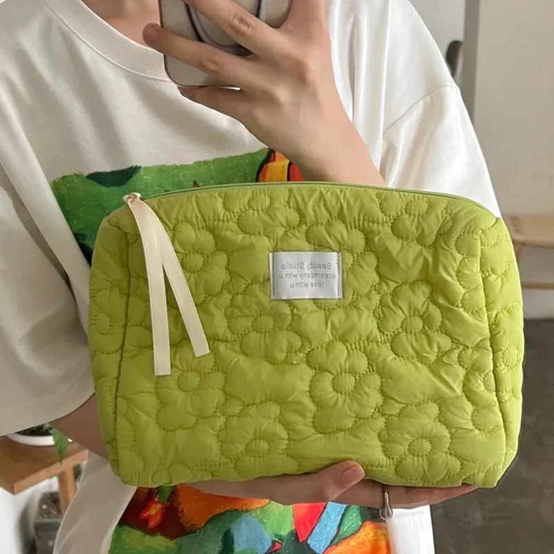articles de toilette organisateur cosmétique sac à fermeture éclair pochette de lavage de voyage sac cosmétique femme sacs de maquillage nouveau motif de fleur femmes sac de maquillage