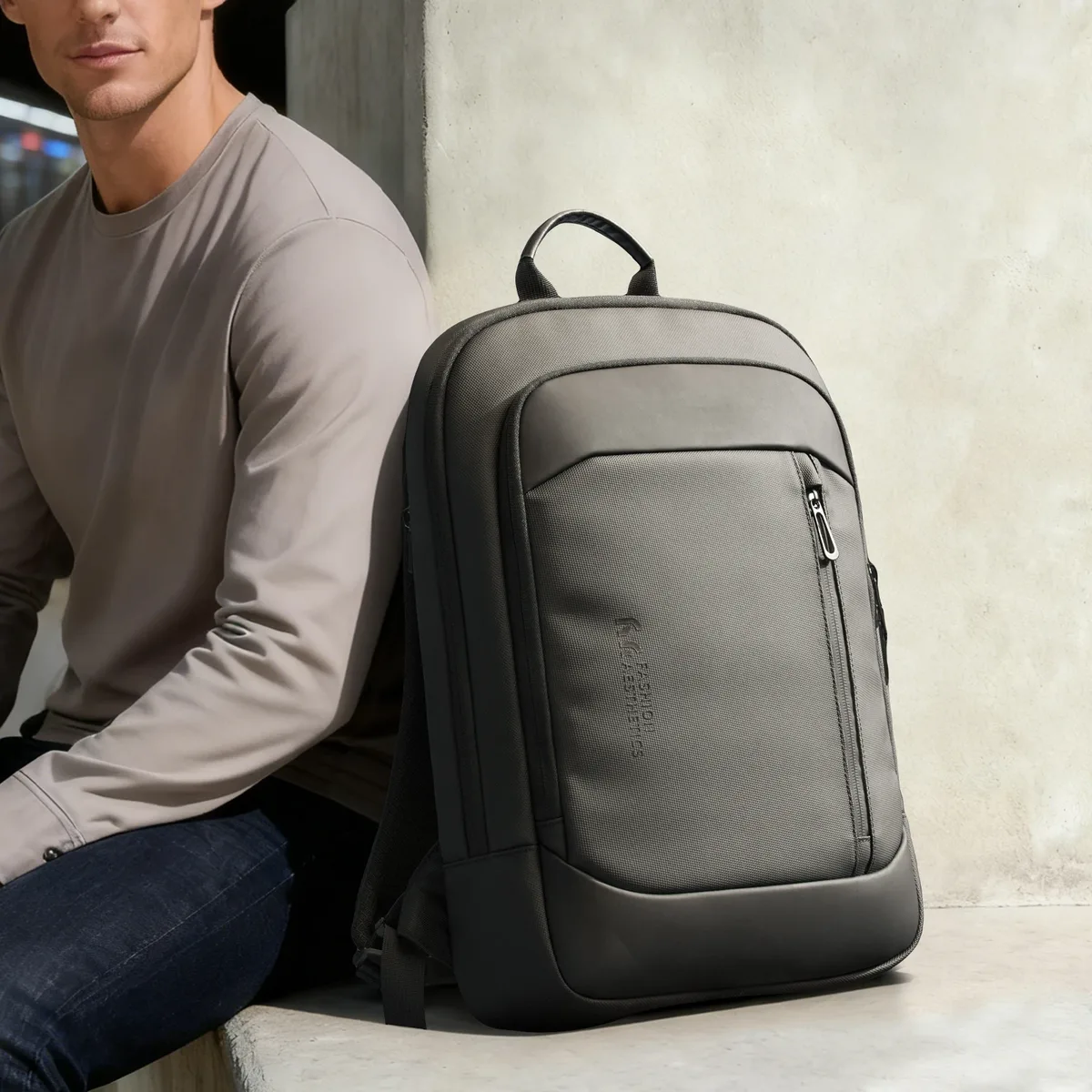 heroic knight sac à dos d'affaires portable pour homme mince 15,6 pouces sacs pour ordinateur portable sac à dos de voyage étanche mochilas d'école minimalistes