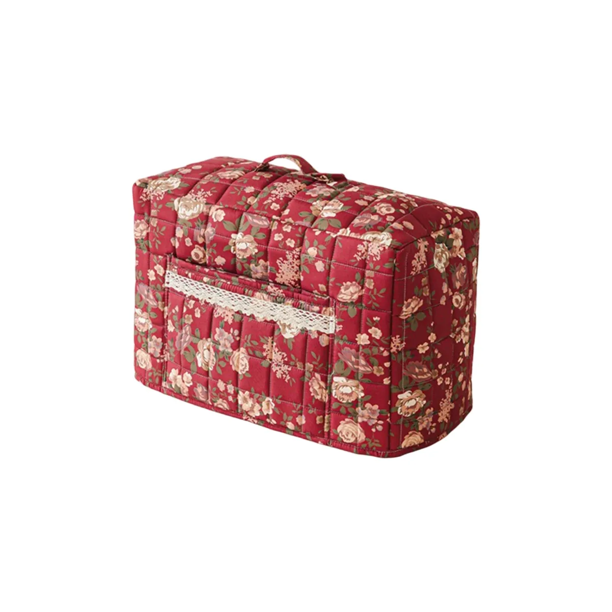 sac de couture multifonctionnel à motif floral, grande capacité, pour femmes, organiseur de mode, sacs à main portables pour dames, étuis à maquillage