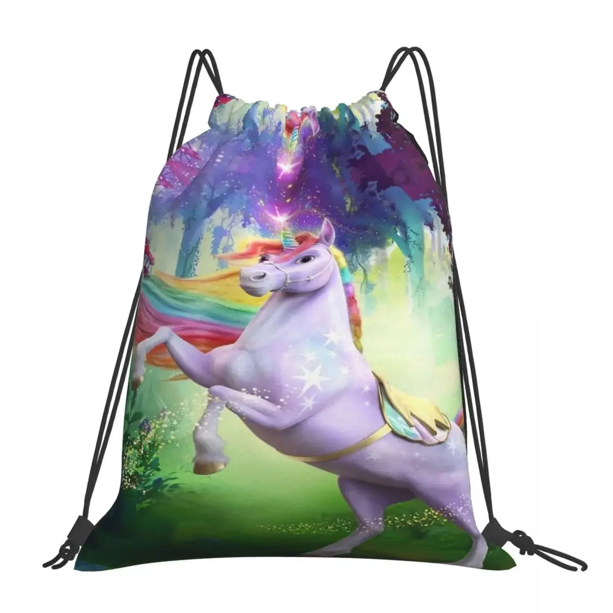 sacs à dos unicorn academy, sacs portables à cordon, sacs de sport, sacs à livres pour homme et femme, pour l'école