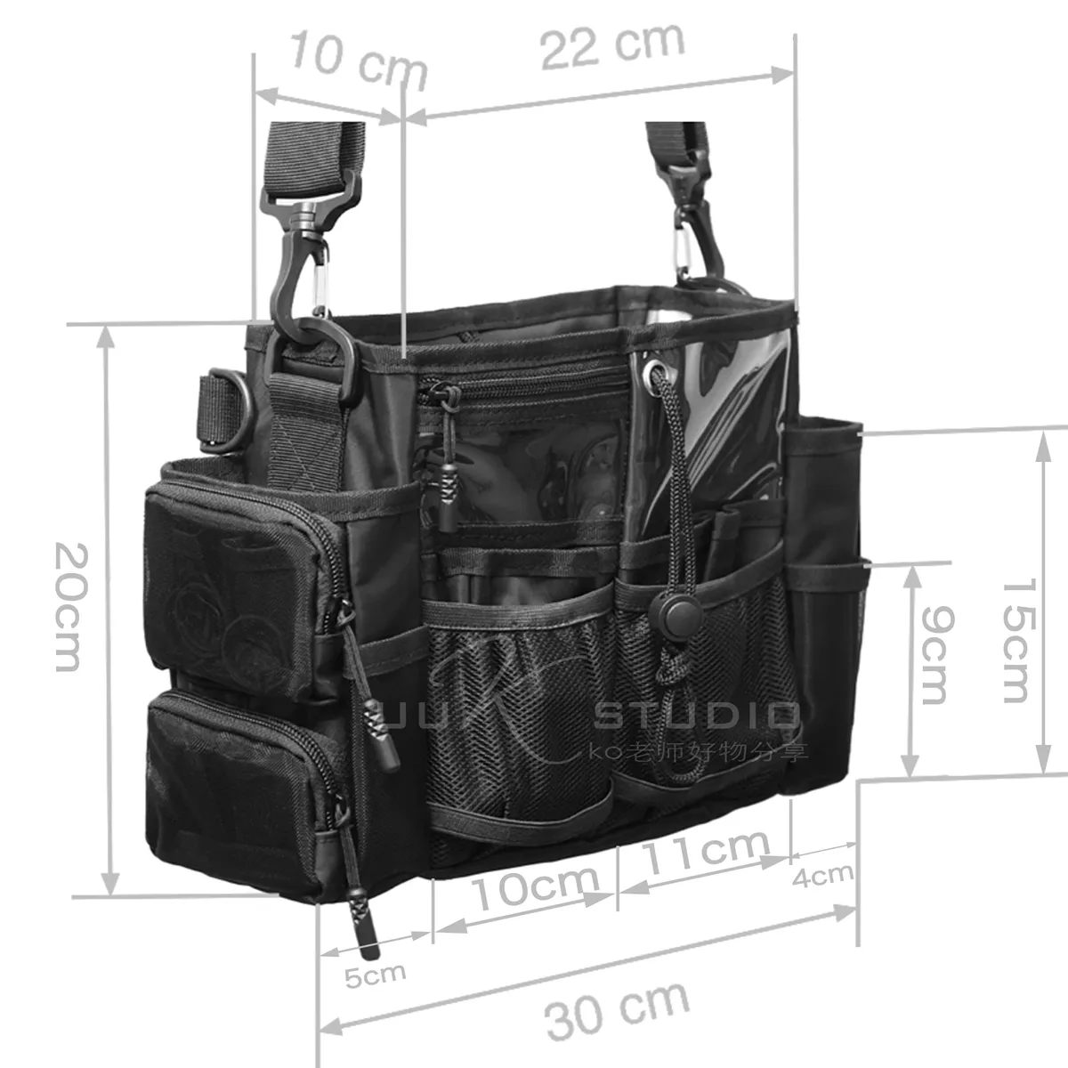 trousse de maquillage pour artistes, kit de retouche sur le site, organisateur de cosmétiques, sac d'insertion