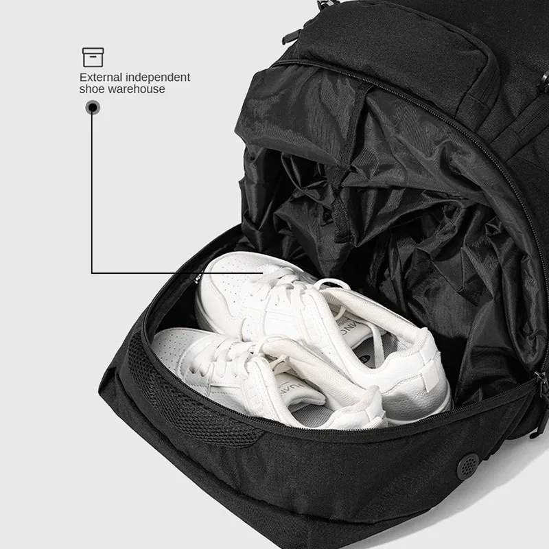 sac à dos de basket-ball avec porte-balle impression logo image sac à dos indépendant pour hommes adapté au basket-ball football volley-ball