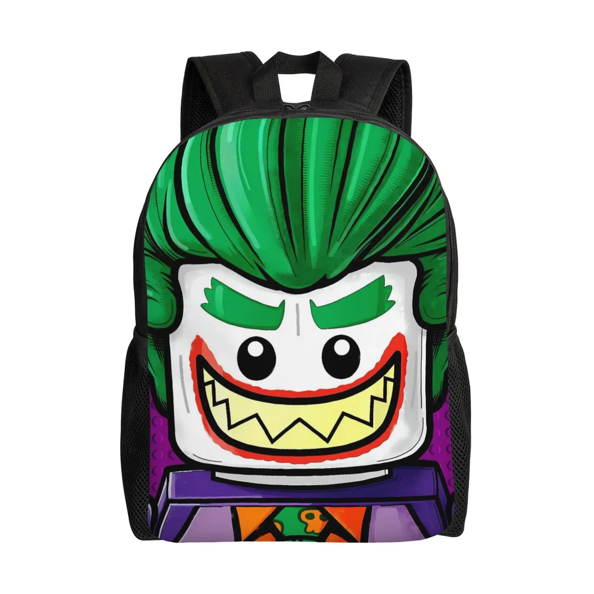 sac à dos de dessin animé b-batmans pour jeunes, sacs à dos à motif imprimé en 3d, style polyester, sacs d'école secondaire, sac à dos de randonnée personnalisé
