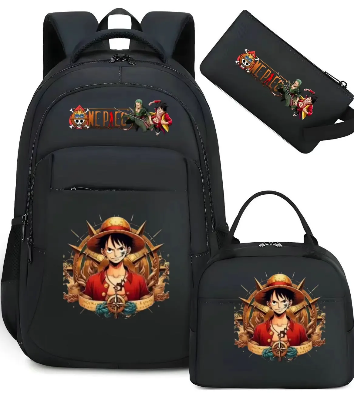 sacs d'école décontractés one piece, sac à dos imperméable, capacité pour ordinateur portable, sacs de voyage, mochilas