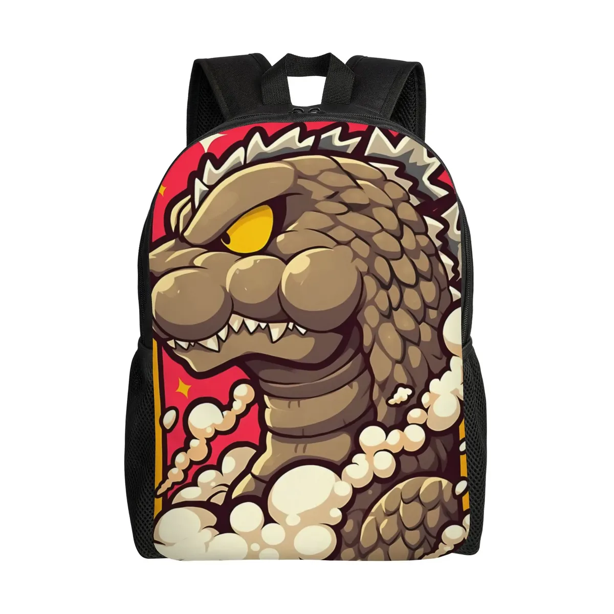 sac à dos godzilla pour hommes et femmes, sac à dos pour adultes, dessin animé, nouvelle année scolaire, 1 pièce