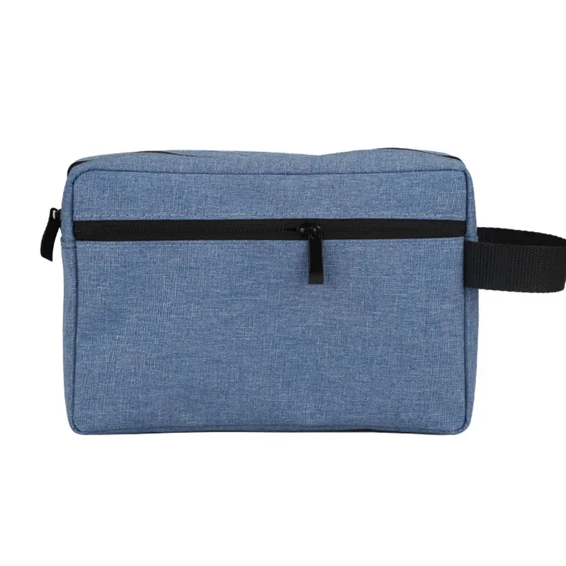 trousse de maquillage étanche pour hommes et femmes, trousse cosmétique de voyage, trousse de toilette, trousse de rangement en toile, sac à main pour poudres lavantes de beauté