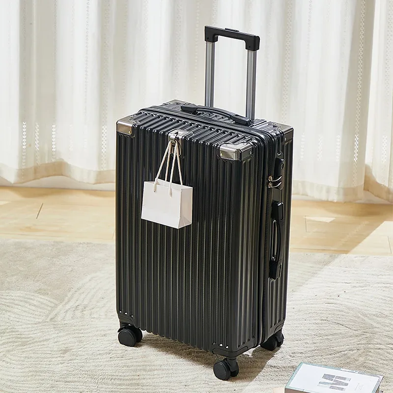 valise à roulettes moderne personnalisée, grand bagage pc abs de 20/22/24/26/28 pouces avec serrure à combinaison, valise de prix de gros
