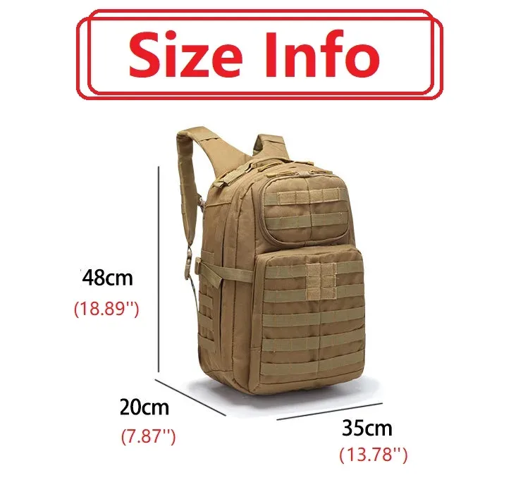 molle dulsr-sacs de sport étanches pour l'extérieur, 45l, camping, randonnée, trekking, pêche, chasse