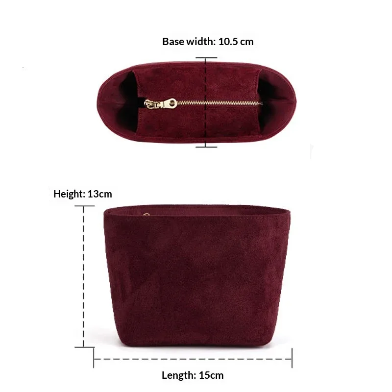 organisateur de sac en flanelle pour lv all in bb, super résistant, support de sac, accessoires pour sacs à main