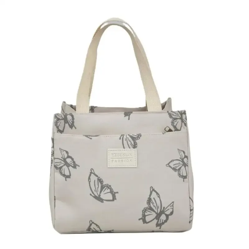 sac à main polyvalent imprimé papillon, sac fourre-tout pour le bureau, les voyages, les pique-niques et les déjeuners