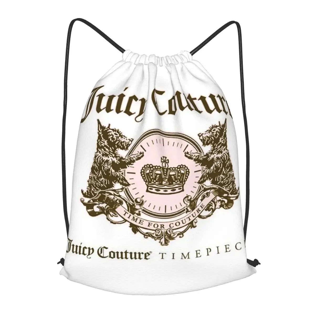 sacs à dos classiques juicy couture, sac de sport portable avec cordon de serrage, sacs à livres pour homme et femme, pour l'école