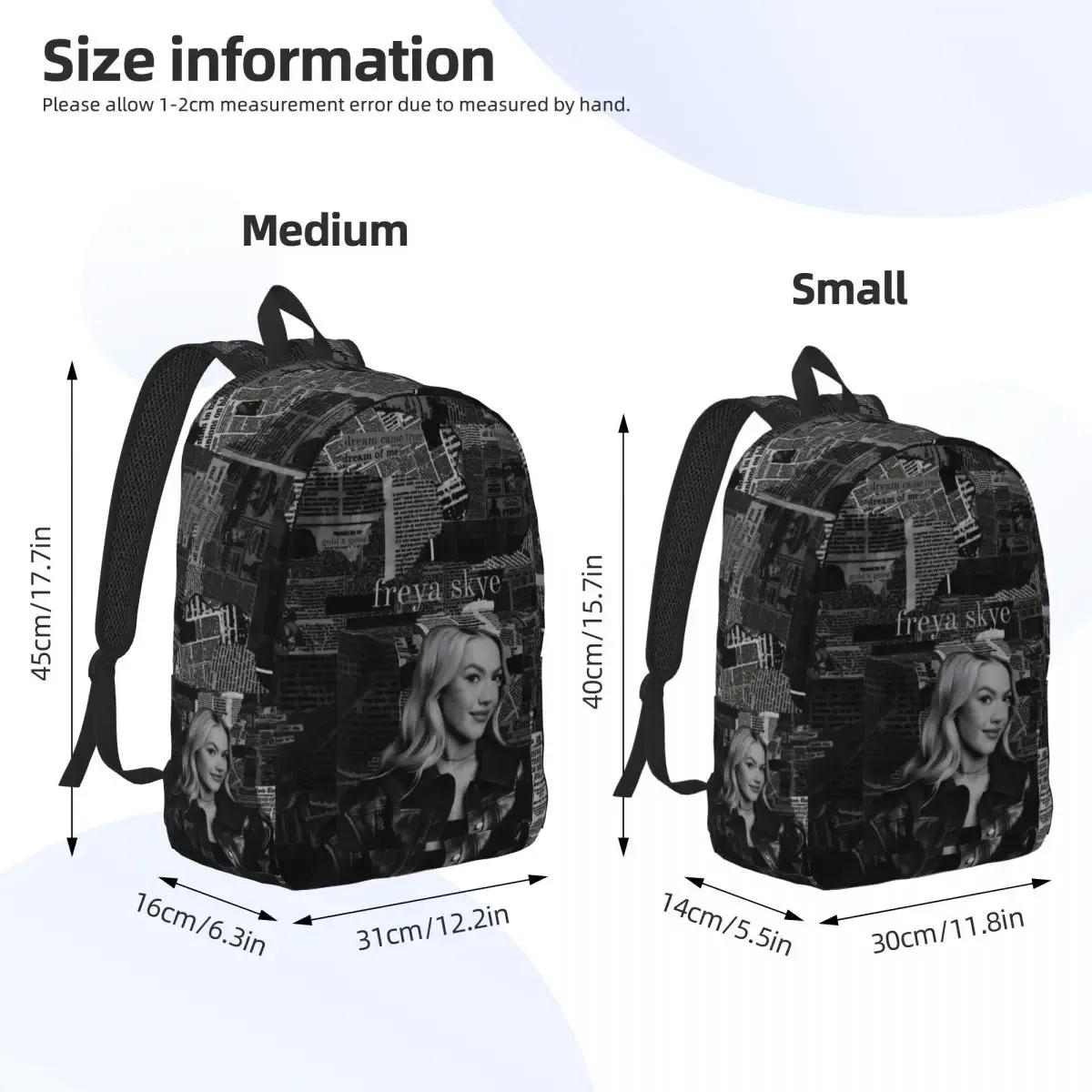 sac à dos tendance freyas skyes singer tour 2026 pour homme et femme, idéal pour le lycée, le travail et les activités de plein air, sacoche pour ordinateur portable en toile