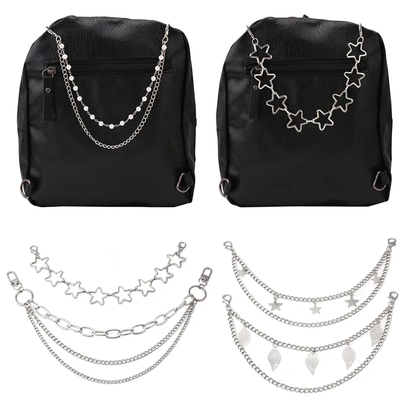 chaîne de sac en perles pour femmes, bricolage, décor de sac de personnalité avec poignées de remplacement de homard, accessoires de sac à main, chaînes de ceinture, nouvelle collection