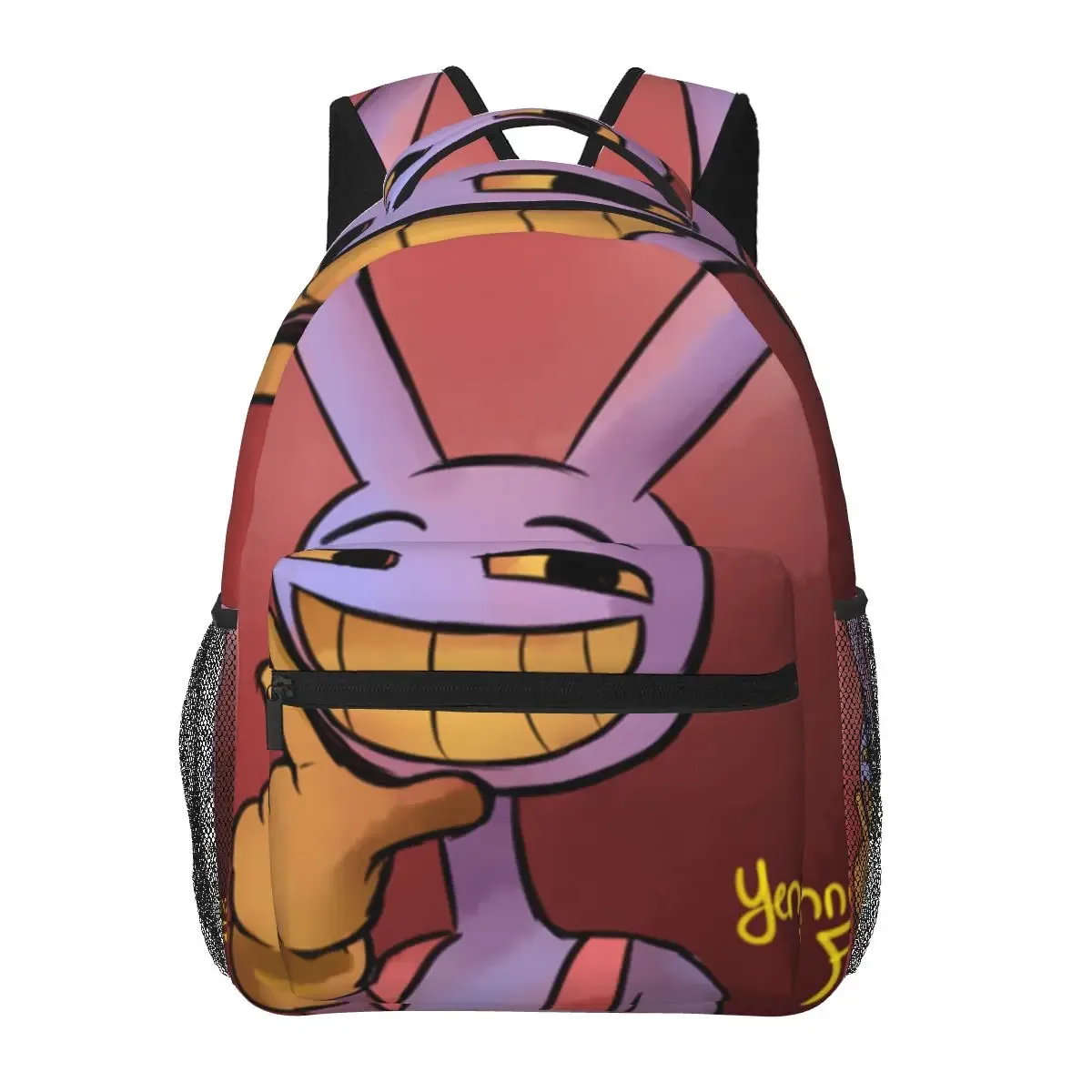 jax the amazing digital circus fanart animation series sacs à dos pour garçons et filles, sacs d'école pour étudiants, sac à dos pour ordinateur portable, sac à bandoulière