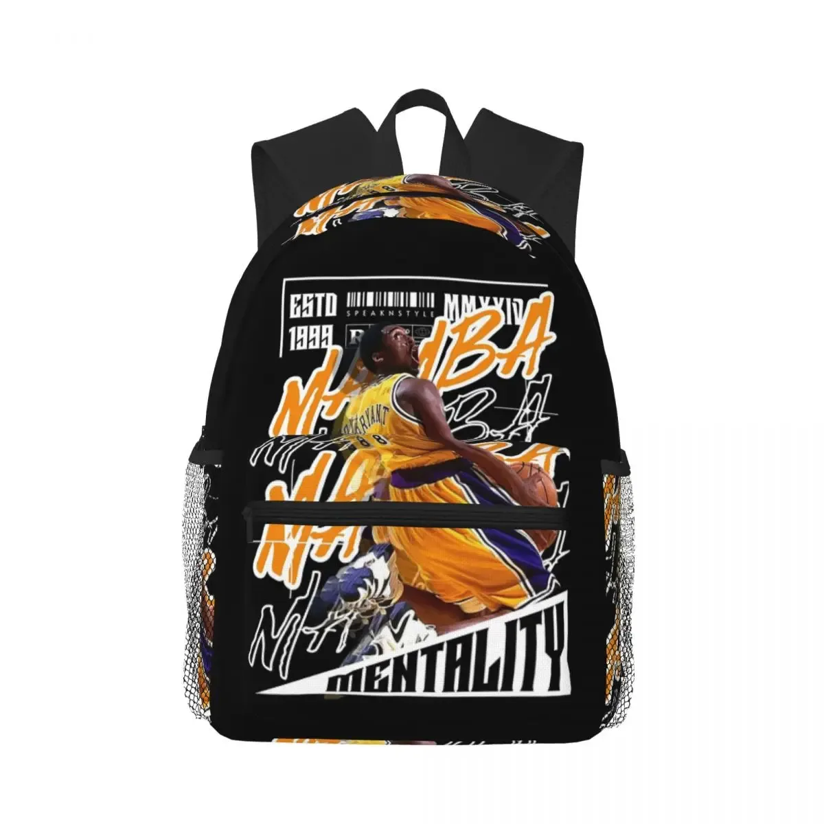 kobe bryant étudiant sac à dos sac d'école randonnée voyage sac à dos pour hommes femmes mode bookbag sacs à bandoulière