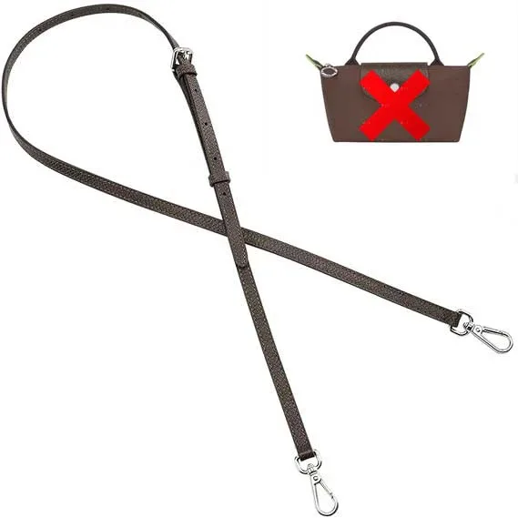 sangle de sac à bandoulière de remplacement en cuir pour mini sac longchamp, sangle d'épaule sans poinçonnage, accessoires de sac de modification