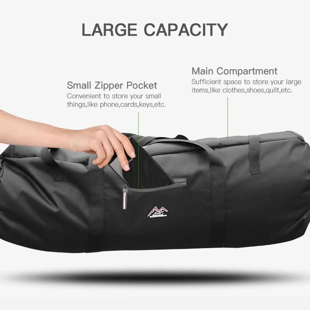 Sac à dos de voyage pour la randonnée, sac à main extérieur, sac à bagages, sac de rangement de tente, équipement de camping, fournitures de randonnée