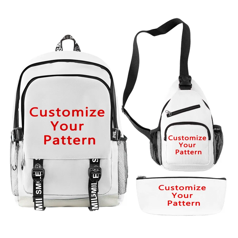 sac à dos personnalisé école enfant sacs à dos adulte sac à dos personnalisé sac à dos 3 pièces ensemble adolescent étudiants sac à dos voyage sac à dos